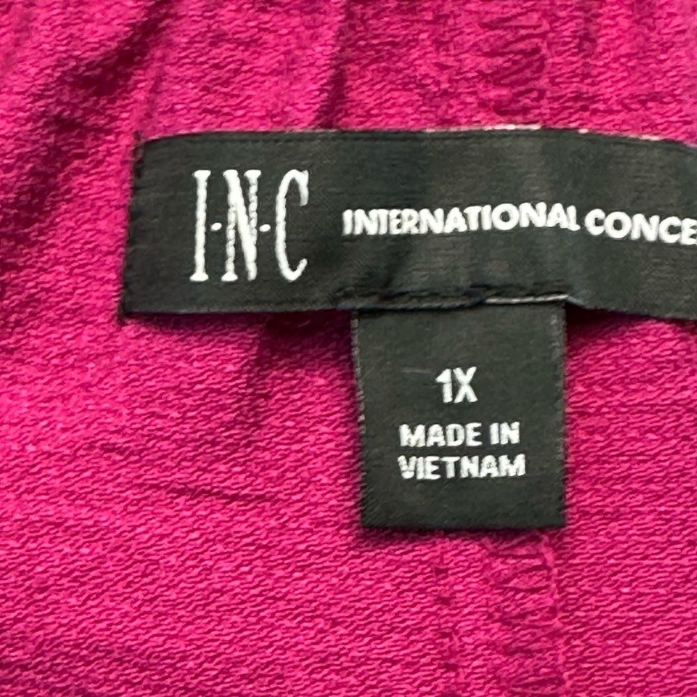 INC Sleeveless Halter Neck Maxi Dress - Cranberry Rose Pink - size 1X - Picture 5 of 9